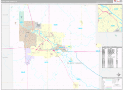 Black Hawk County, IA Digital Map Premium Style